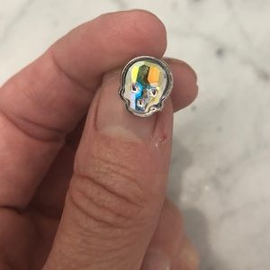 Swarovski Crystal Skull Earrings